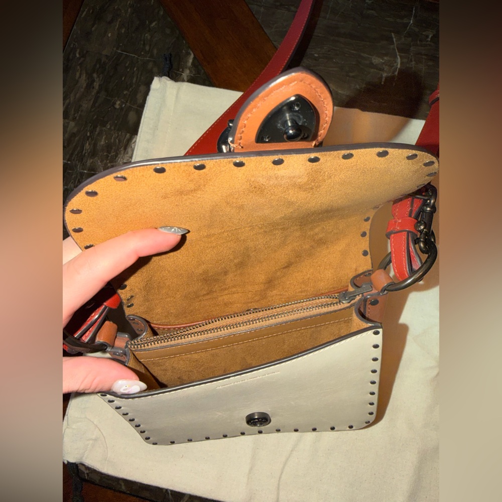 Coach Beat Colorblock Bag with Rivets - Picture 6 of 8